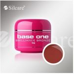 70 Brilliance Bronze base one żel kolorowy gel kolor SILCARE 5 g